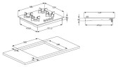 Газовая варочная панель Beko HILW 64122 S