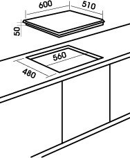 Газовая варочная панель MBS PG-631WH
