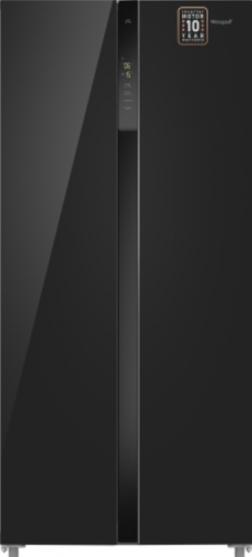 Холодильник Weissgauff WSBS 500 Black Glass