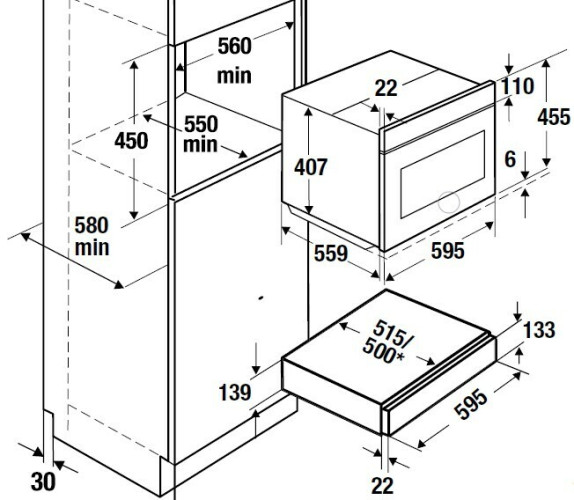 Подогреватель посуды Kuppersbusch CSW 6800.0 G9 Shade of Grey