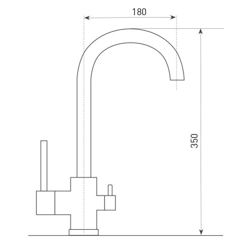Смеситель для кухни Zigmund & Shtain ZS 1800 речной песок