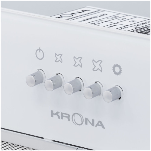 Встраиваемая вытяжка KRONA SINTIA 600 WHITE PB