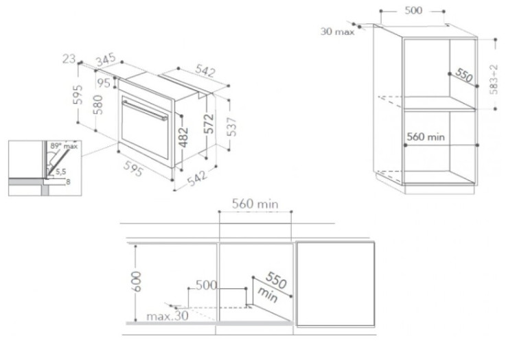 Электрический духовой шкаф KitchenAid KOTSP 60602