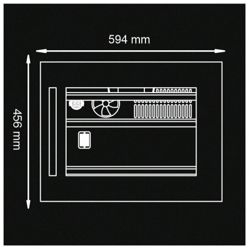 Винный шкаф Meyvel MV22 KBB1