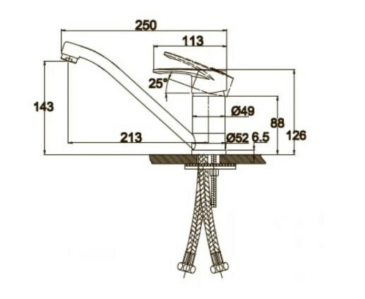 Смеситель для кухни Kaiser City 20433