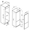 Встраиваемый холодильник MAUNFELD MBF177NFWH