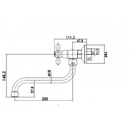 Смеситель для кухни Kaiser Carlson 11099