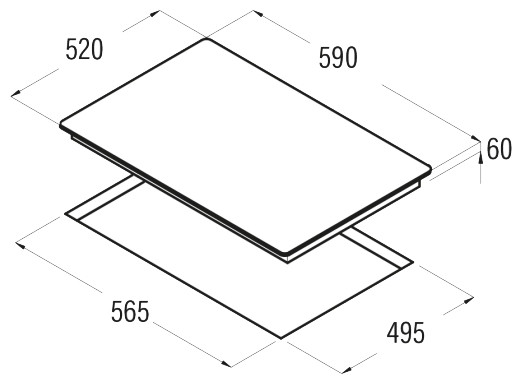 Индукционная варочная панель Cata I 6004 BK