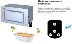 Встраиваемая вытяжка Weissgauff AURA 1200 REMOTE WH