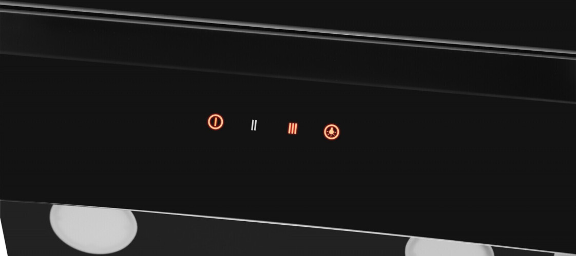 Кухонная вытяжка Weissgauff WGH 600 Touch Double Black Glass