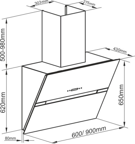 Кухонная вытяжка Kaiser AT 6407 N FW