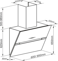 Кухонная вытяжка Kaiser AT 6407 N FW