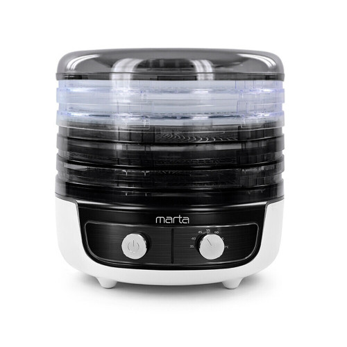 Сушилка для овощей и фруктов Marta MFD-8053PS темный обсидиан