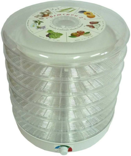 Сушилка для овощей Ветерок 2 6 поддонов для пастилы прозрачный