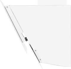 Кухонная вытяжка Weissgauff Yota 602 touch double white glass
