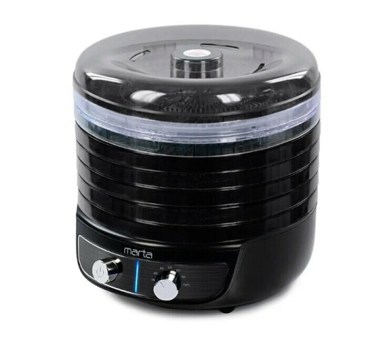 Сушилка для овощей Marta MFD-8017PS черный жемчуг