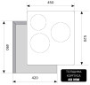 Индукционная варочная панель Lex EVI 430 WH
