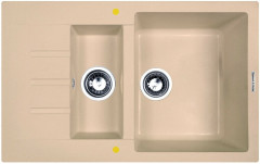 Кухонная мойка Zigmund &amp; Shtain Rechteck 775.2 топленое молоко