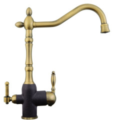 Смеситель для кухни Zigmund &amp; Shtain ZS 1900 B темная скала