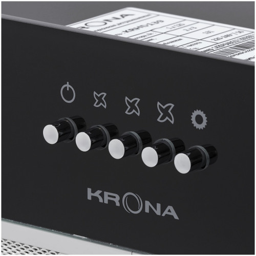 Встраиваемая вытяжка KRONA SINTIA 600 BLACK PB