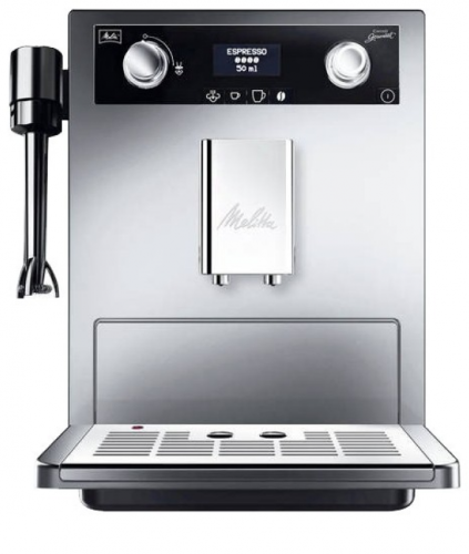 Кофемашина Melitta Caffeo Gourmet серебристо-черная 20296