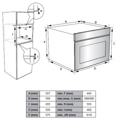 Электрический духовой шкаф WEISSGAUFF EO 459 PDB
