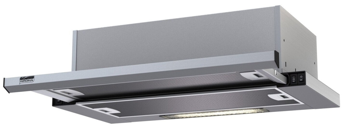 Встраиваемая вытяжка Kronasteel Kamilla Slim 2M 600 Black Inox