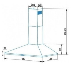 Кухонная вытяжка Cata V3 T600 X