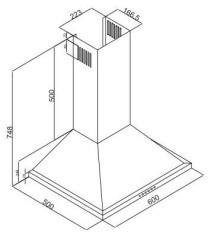 Кухонная вытяжка Hansa OKC 613 RBH