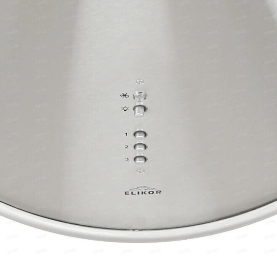 Кухонная вытяжка Elikor Омега 60Н-650-К3Д нержавеющая сталь