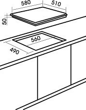 Газовая варочная панель MBS PG-625WH