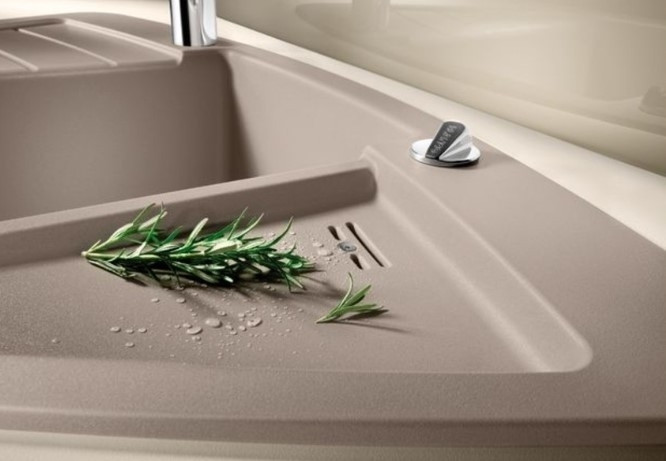 Кухонная мойка Blanco Zia 9E кофе 515074