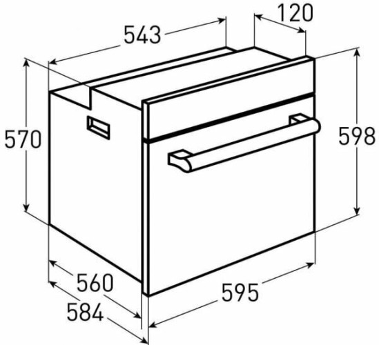 Электрический духовой шкаф Zigmund Shtain E 134 B