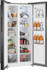 Холодильник Weissgauff WSBS 500 Beige Glass