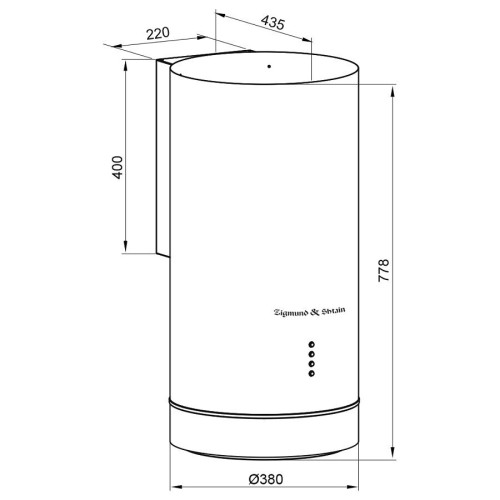 Кухонная вытяжка Zigmund & Shtain K 013.4 W