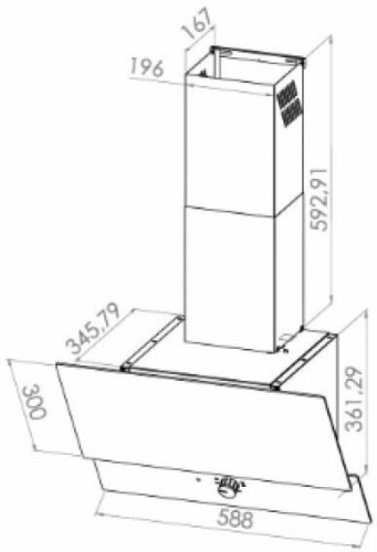 Кухонная вытяжка Schtoff Valencia 60 White