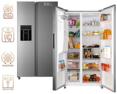 Холодильник Weissgauff WSBS 695 NFX Inverter Ice Maker