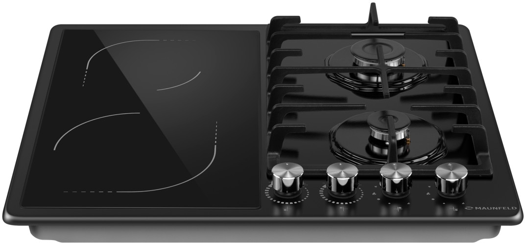 Комбинированная варочная панель MAUNFELD EEHE.642VC.3CB/KG