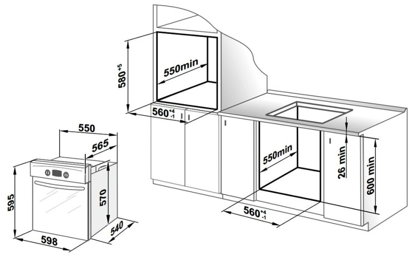 Электрический духовой шкаф Gefest ДА 622 05 Б S