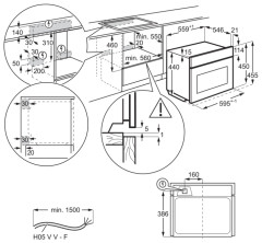 Электрический духовой шкаф Electrolux KVLAE 00 WT