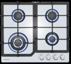 Газовая варочная панель Meferi MGH604WH GLASS COMFORT
