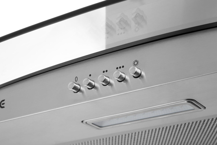 Кухонная вытяжка ORE Glasset 50L inox