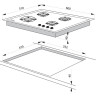 Газовая варочная панель Hansa BHKS 6113