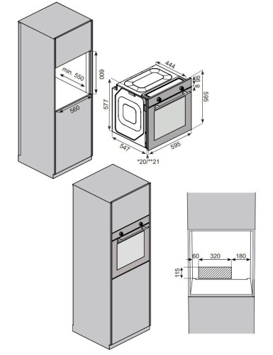 Электрический духовой шкаф History OE7710C.FGR