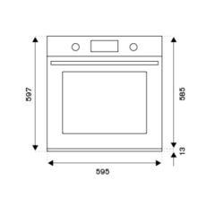 Электрический духовой шкаф Bertazzoni F6011PROVPTN/23