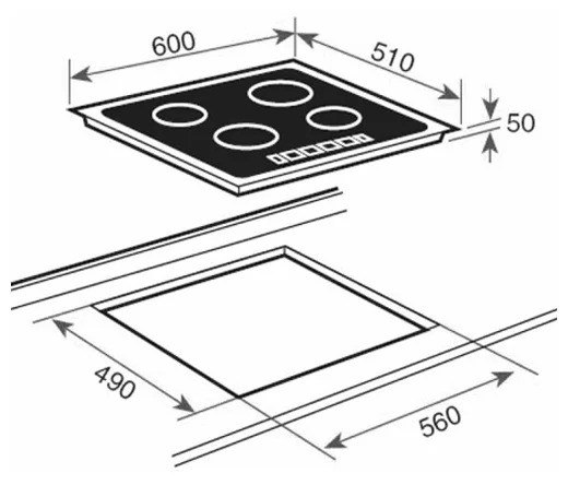 Индукционная варочная панель Teka IB 6415