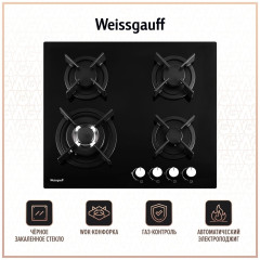Газовая варочная панель WEISSGAUFF HGG 640 WG