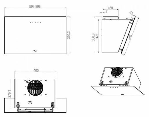 Кухонная вытяжка Whirlpool AKR 039