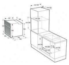 Электрический духовой шкаф Korting OKB 8921 ESN