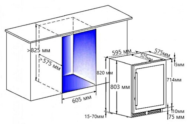 Винный шкаф Libhof ES-22 white